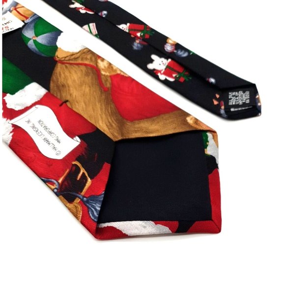 Hallmark Santa Mens Holiday Necktie Design Collection Holiday Traditions MMG - Picture 4 of 5